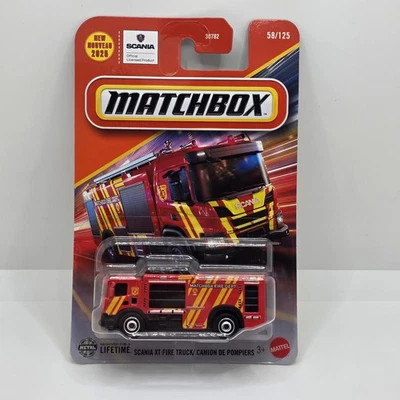 MATCHBOX SCANIA XT FIRE TRUCK NEW 2025 - Image 1 of 2