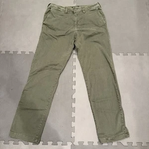 American Eagle Herren Extreme Flex Slim Straight Chino Hose Größe 31x32 dunkelgrün - Bild 1 von 11