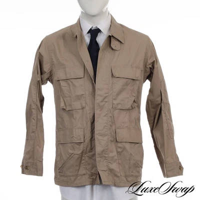 #1 MENSWEAR Engineered Garments Khaki Tan Beige 4 Pocket Utility Field Coat M NR - Image 1 of 4