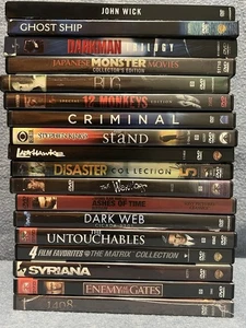 DVD Lot 18 DVD,Dark Web, Ghost Ship, Stand, Darkman, 12 Monkeys, And More,, - Bild 1 von 13
