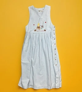 Vtg Disney’s Winner The Poop Soft Denim Dress L/XL  - Picture 1 of 12