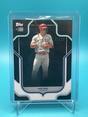 2023 Topps x J-Rod - Mike Trout - Black /10 - Image 1 of 3