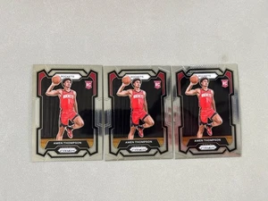 2023-24 Panini Prizm Basketball AMEN THOMPSON Lot（3） RC Houston Rockets - Picture 1 of 2