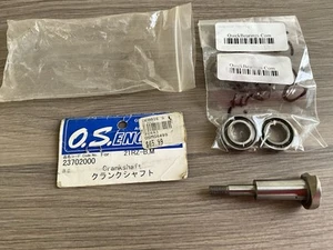 O.S. Engines .21 RZ-B M Crankshaft Assembly OSM23702000 OS W/bearings - Picture 1 of 4