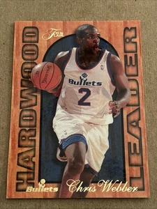 1995-96 Fleer - Flair Hardwood Leader Chris Webber #27 Bullets HOF NM+ - Bild 1 von 2