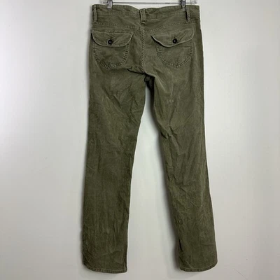 Pantalones de pana acampanados vintage antiguos azul marino tiro medio para mujer talla 6 corte boot regular bolsillos Y2K Foto 1 de 4