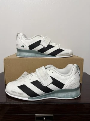 Adidas Adipower Levantamiento de Pesas 3 III Blanco Verde Sentadilla IH8233 Hombre 6 Mujer 7 Foto 1 de 4