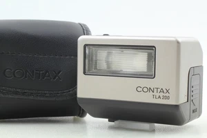 Video [ Top MINT , Case ] Contax TLA 200 Shoe Mount Flash For G1 G2 From JAPAN - Picture 1 of 9
