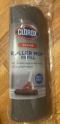 Clorox Clean ROLLER MOP RECARG Fácil Deslizamiento Repuesto Esponja Gris Foto 1 de 2