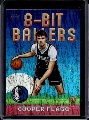 2025-26 Topps 8-Bit Ballers HOLO FOIL Cooper Flagg Rookie Mavericks #8B-31 - Image 1 of 2