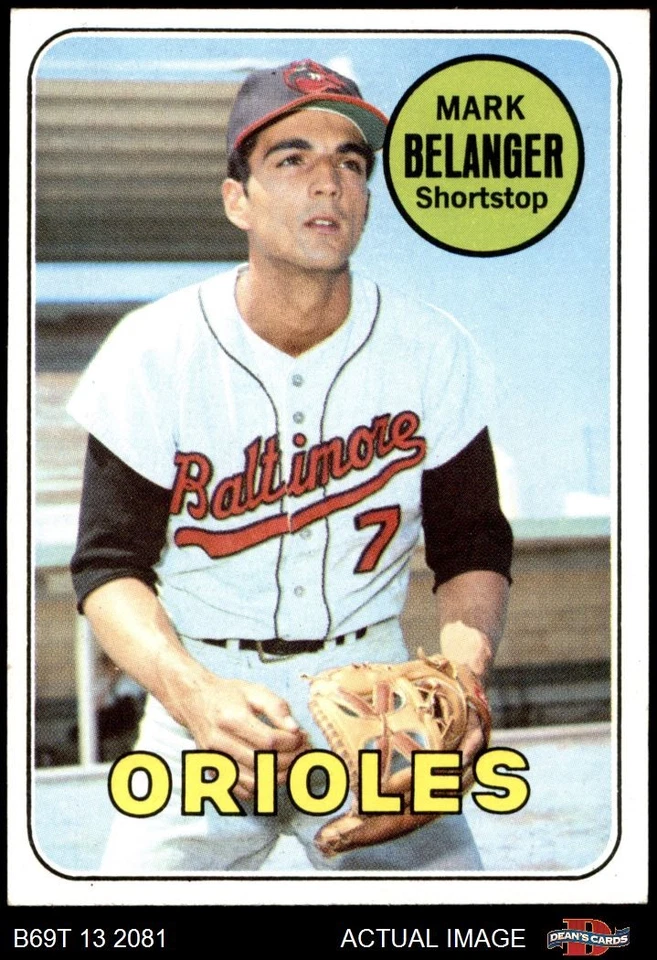 1969 Topps #299 Mark Belanger Orioles 8 - NM/MT - Image 1 of 1