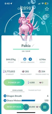 Palkia (origin) Shiny Pokemon, PoGo Trade *Read Description* - Image 1 of 2