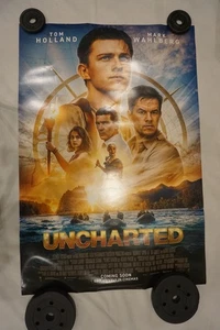 Uncharted Movie Poster Original DS 27x40 Inches Modern Cinema Wall Art 2022 - Imagen 1 de 2