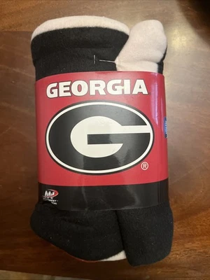 Georgia Bulldogs Fleece Blanket Throw NCAA Soft NCAA Licensed New 50”BY 60” - Image 1 of 3