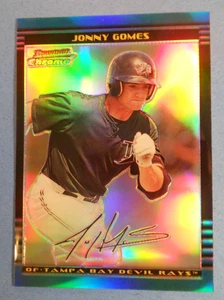 Jonny Gomes 2002 Bowman Chrome Refractor 140/500- Jonny Gomes Rookie #333 (RC) - Picture 1 of 6