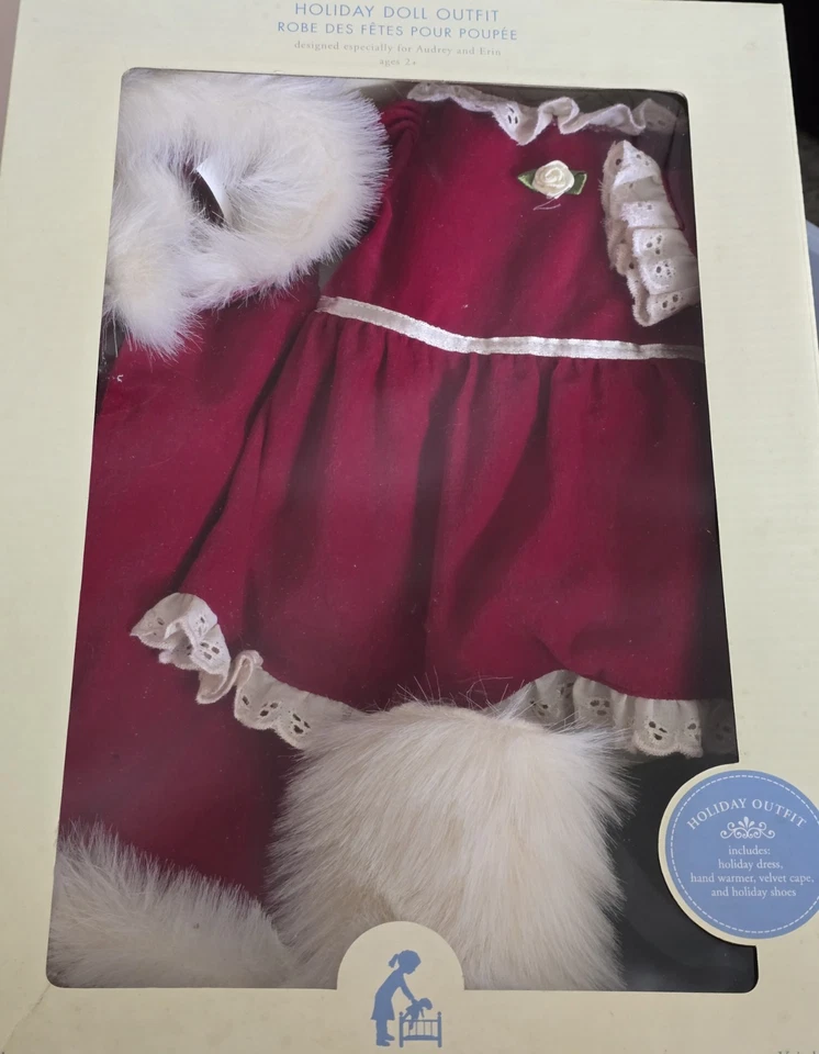 Conjunto de muñeca Pottery Barn para niños - Se adapta a American Girl, muñecas de 18" Navidad nuevo Foto 1 de 1