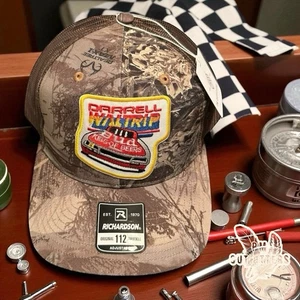 Sombrero de camionero Darrell Waltrip Bud Racing Nascar Richardson 112 Realtree Max camuflaje - Imagen 1 de 11