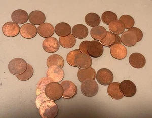 3.1 g Copper Blank Penny Planchet Lincoln Cent 1 Random From Image Error US Coin - Picture 1 of 3