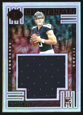 2023 Panini Illusions Instant Impact Red #39 Will Levis /199 - Image 1 of 2