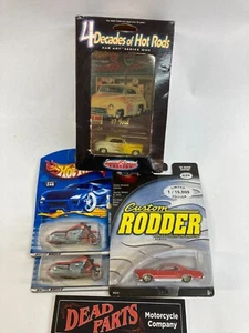 Hot Wheels adult collector Custom Rodder Scorchin Scooter 47 Ford collector 4 pc - Picture 1 of 4