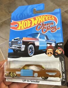 Hotwheels 64 impala  **Custom** Cheech and Chong car Up In Smoke 