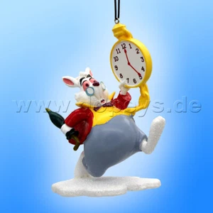 Disney "Das Weiße Kaninchen" Weihnachtsanhänger / Ornament - Kurt Adler DN34025 - Bild 1 von 4
