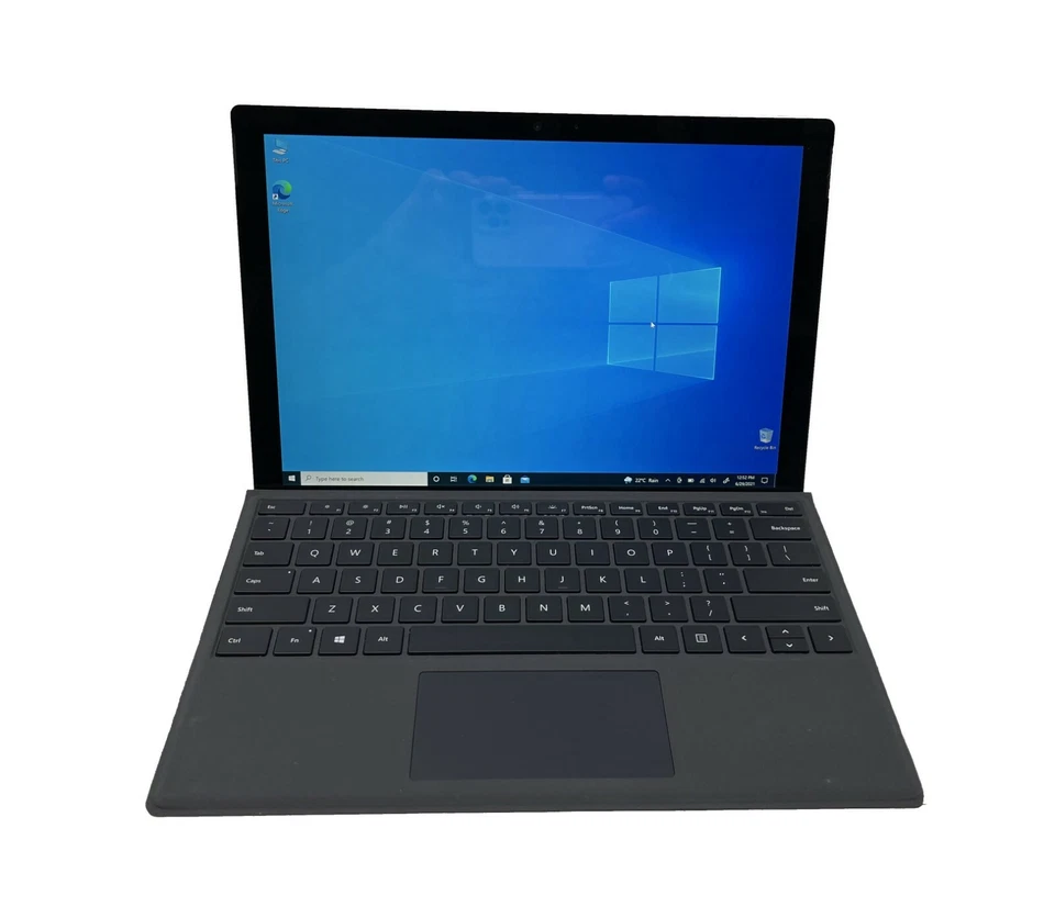 Microsoft Surface Pro 5 1796 i5 7300U 256GB 8GB 12.3" Silver, Keyboard & PSU - Image 1 of 4