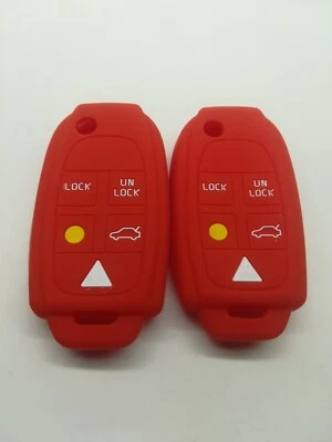2*Fob Remote Key Cover for 2004-2009 Volvo S60 S80 V70 XC70 2004-2015 Volvo XC90 — 第 1/4 张图片