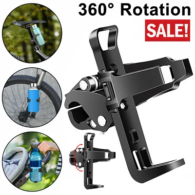 Bike Cup Holder Cycling Beverage Water Bottle Cage Mount Drink Bicycle Handlebar - Image 1 of 4