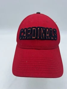 St Louis Cardinals Hat Red Sequin Logo Spell Out New Era 9Forty Baseball Cap EUC - Picture 1 of 9