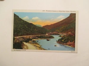Wyoming Postcard Scenery Wind River Canon WY - Picture 1 of 2