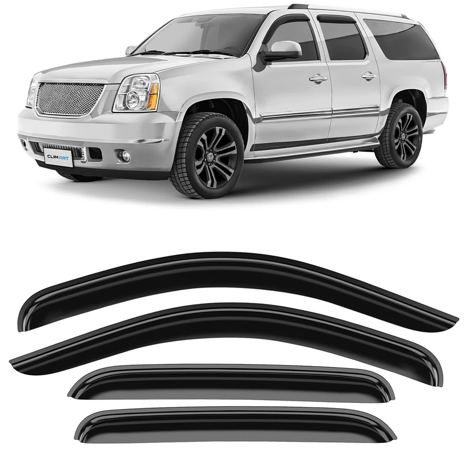 Parasoles de lluvia protectores de viento para GMC Yukon XL 1500 2007-2014 Foto 1 de 4