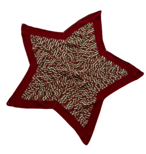 HANDMADE CROCHET  Blanket Afghan Lapghan Knee Throw Star Shape 140cm x 140cm - Picture 1 of 4