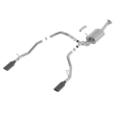 BORLA® Touring Cat-Back T-304 escape negro puntas cromadas para 19-24 RAM 1500 5,7 L Foto 1 de 3