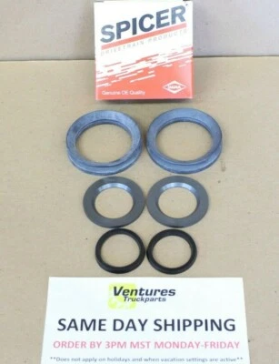 Dana 44 Spindle Seal Kit Chevy GMC Ford Dodge Jeep IHC Open Knuckle  - Image 1 of 4