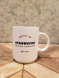 Starbucks Coffee Company Seattle WA Est 1971 14oz Mug - Picture 1 of 6