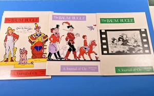 Lot of 3 THE BAUM BUGLE 1983 Wizard of Oz Fanzine L. Frank Baum Wizard of Oz - Picture 1 of 8