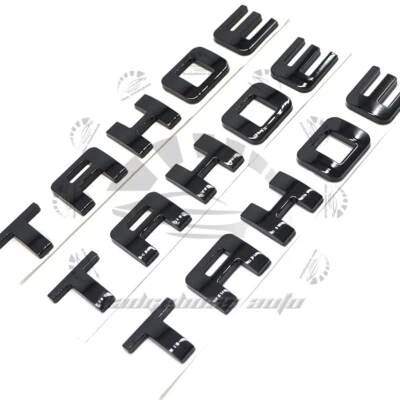 2007-2018 For Tahoe Letters Nameplate Door Side / Tailgate Sticker Emblem Badges Foto 1 de 4