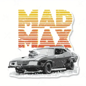Mad Max Interceptor Car Vinyl Bumper Sticker Decal - FREE POST - Picture 1 of 5