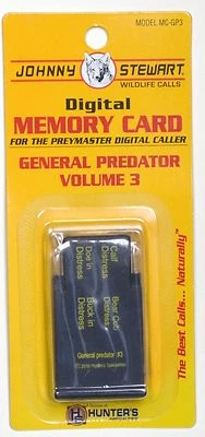 JOHNNY STEWART GENERAL PREDATOR VOLUME 3 PREYMASTER MEMORY CARD PM-3 & PM-4  - Image 1 of 2