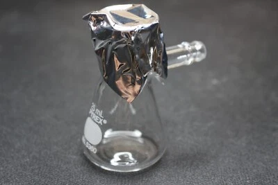 NEW 25mL Filtering Flask #3 Rubber Stopper Hose Connection CG-8522-25 5360-25. - Image 1 of 4