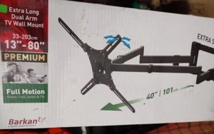 EXTRA LANGE DUALARM TV WANDHALTERUNG 13" BIS 80" - Bild 1 von 1