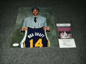 Dante Exum Signed 8x10 Jsa Utah Jazz Dallas Mavericks - Picture 1 of 1