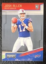 2018 Panini Playoff Josh Allen #205 Rookie Card Buffalo Bills RC