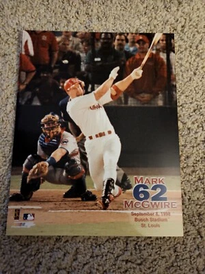 Archivo de fotos MLB Mark McGwire 62nd Homerun foto 8x10 Foto 1 de 3