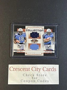 2009 Donruss Threads Rookie Dual Jersey Kenny Britt/Javon Ringer 139/500 #9 - Picture 1 of 2