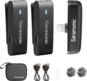 Saramonic Blink300 B4 Microfono Wireless Lavalier per iPhone iPad Doppio Canale - Foto 1 di 8