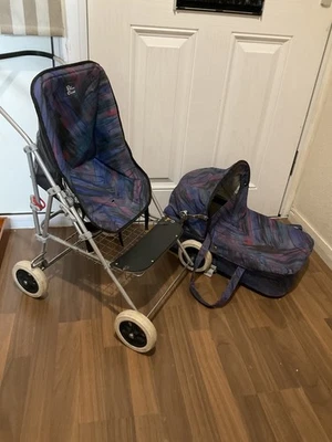Vintage Silver cross Doll’s Combi Pram And Pushchair Wayfarer (RARE) - Image 1 of 4