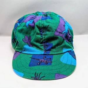 Vintage Gymboree 90s Lizard Reptile Desert Rainbow Tag Toddler Hat Size S/M - Picture 1 of 11