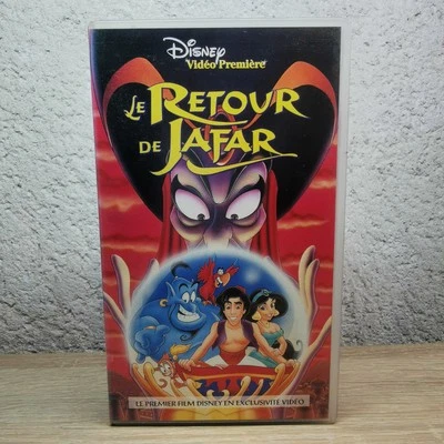 Aladdin Le Retour De Jafar- Cassette VHS + Publicités Disney - Walt Disney - FR  - Bild 1 von 4